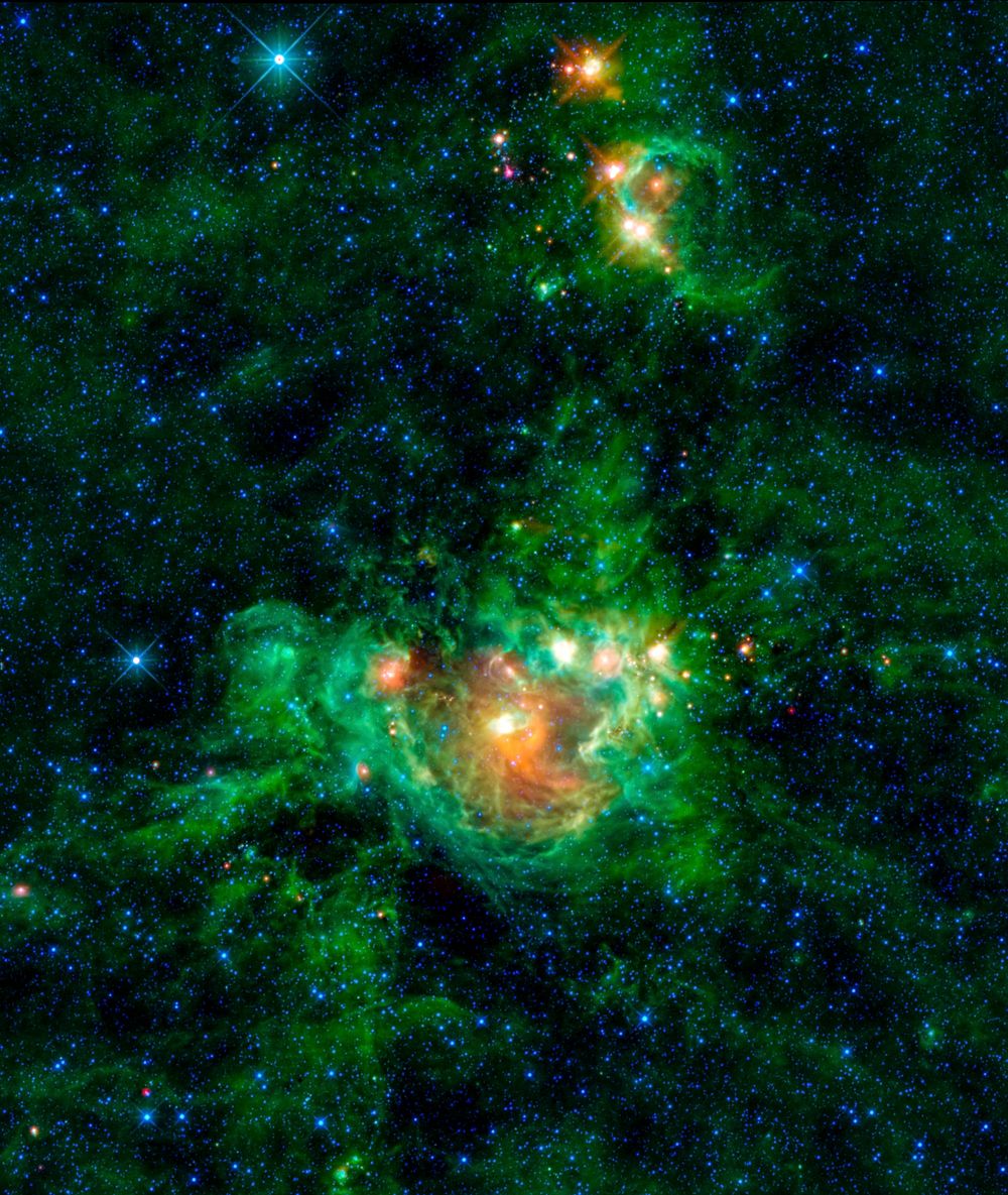 The nebula NGC. Original from NASA. Digitally enhanced by rawpixel.