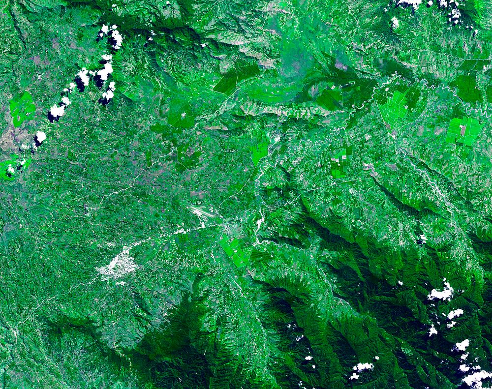 This image from NASA's Terra spacecraft shows the Kuk Early Agricultural Site in the western highlands of New Guinea.…