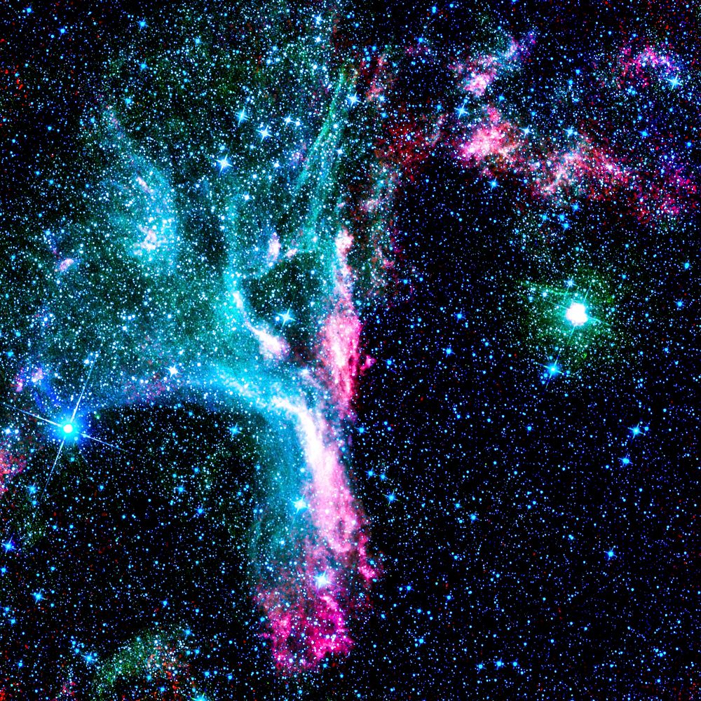 Image of a nebula taken using a NASA telescope - Original from NASA. Digitally enhanced by rawpixel.