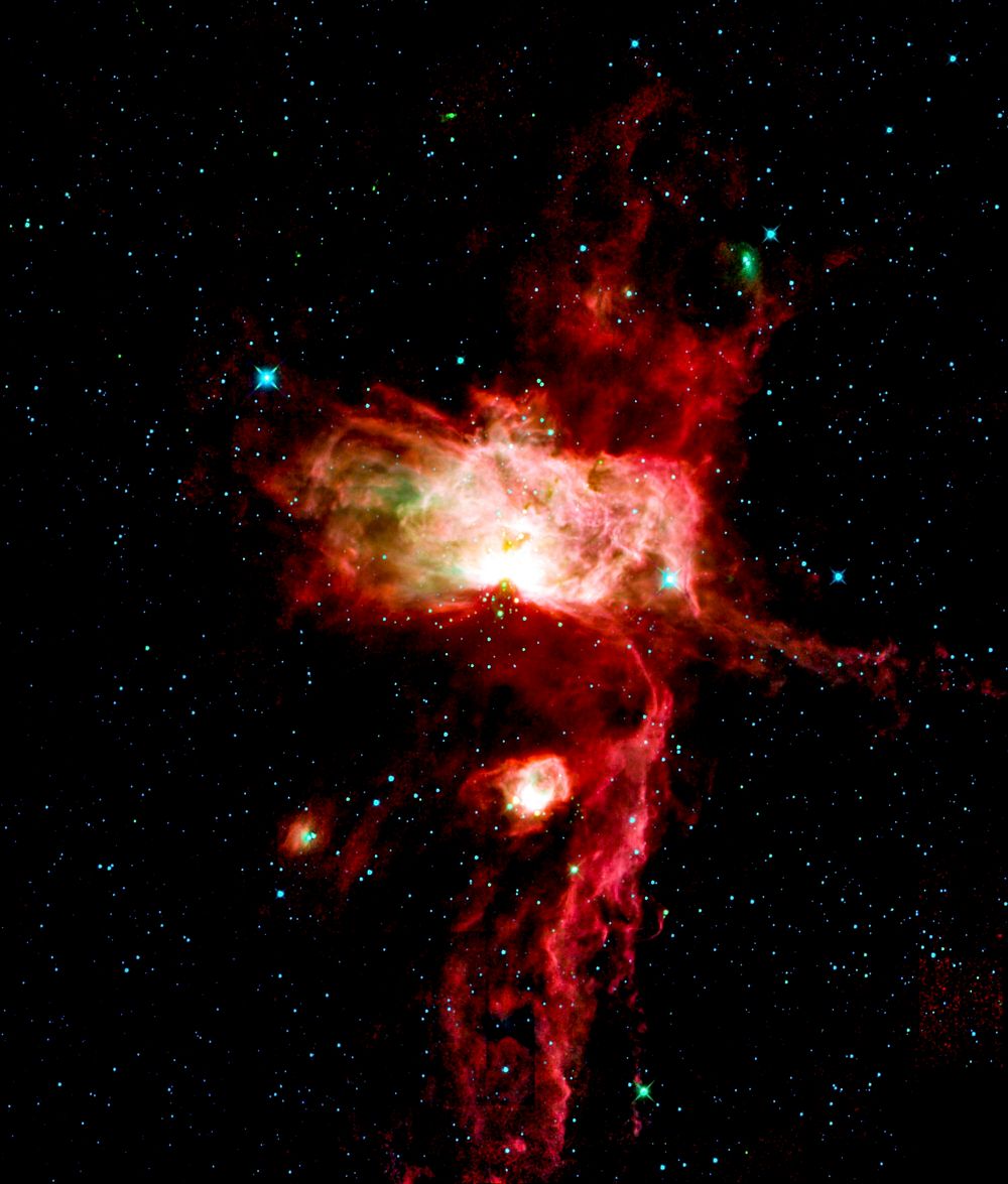 Image nebula taken using NASA
