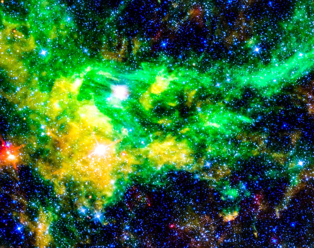 Image of a nebula taken using a NASA telescope - Original from NASA. Digitally enhanced by rawpixel.
