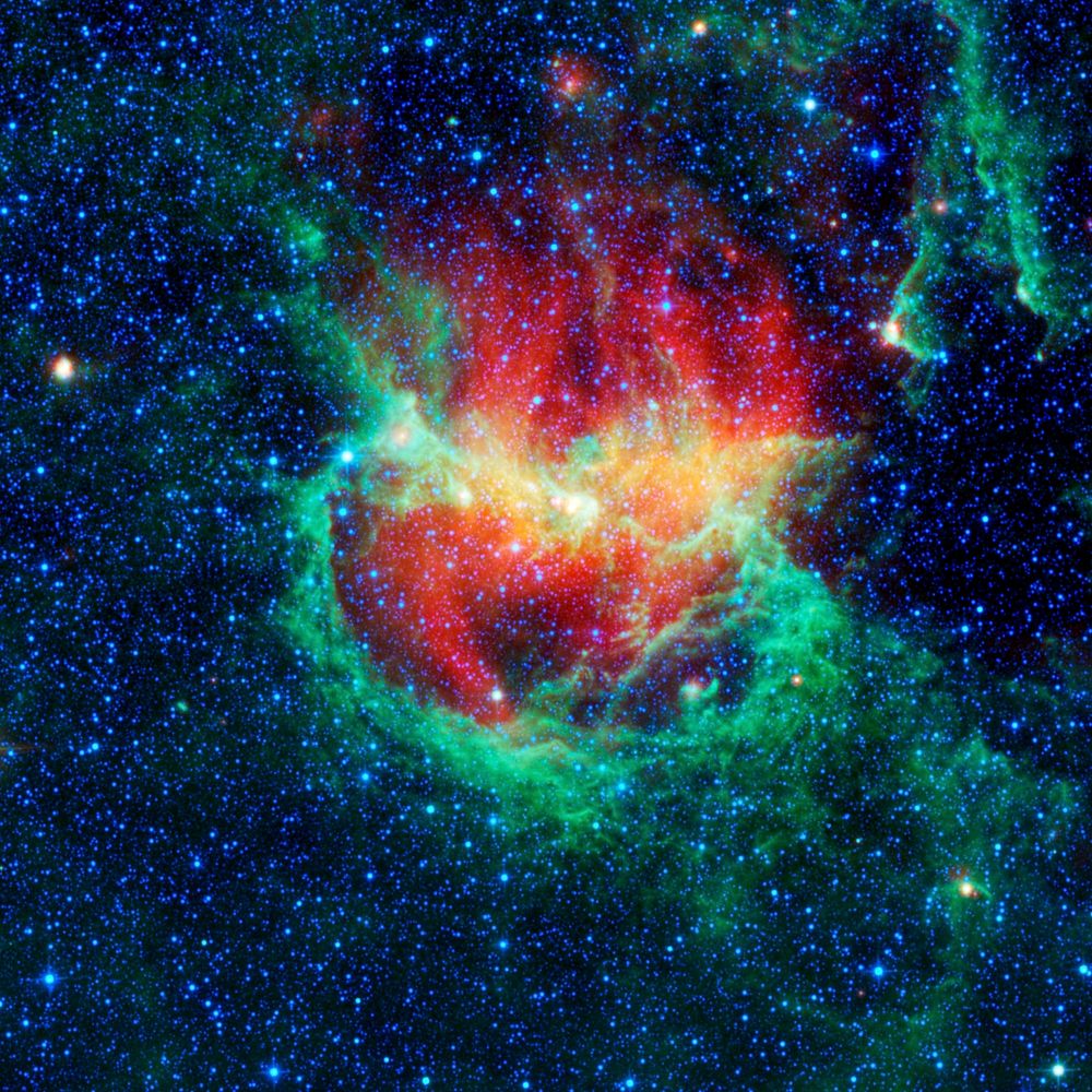 Image of a nebula taken using a NASA telescope -Original from NASA . Digitally enhanced by rawpixel.