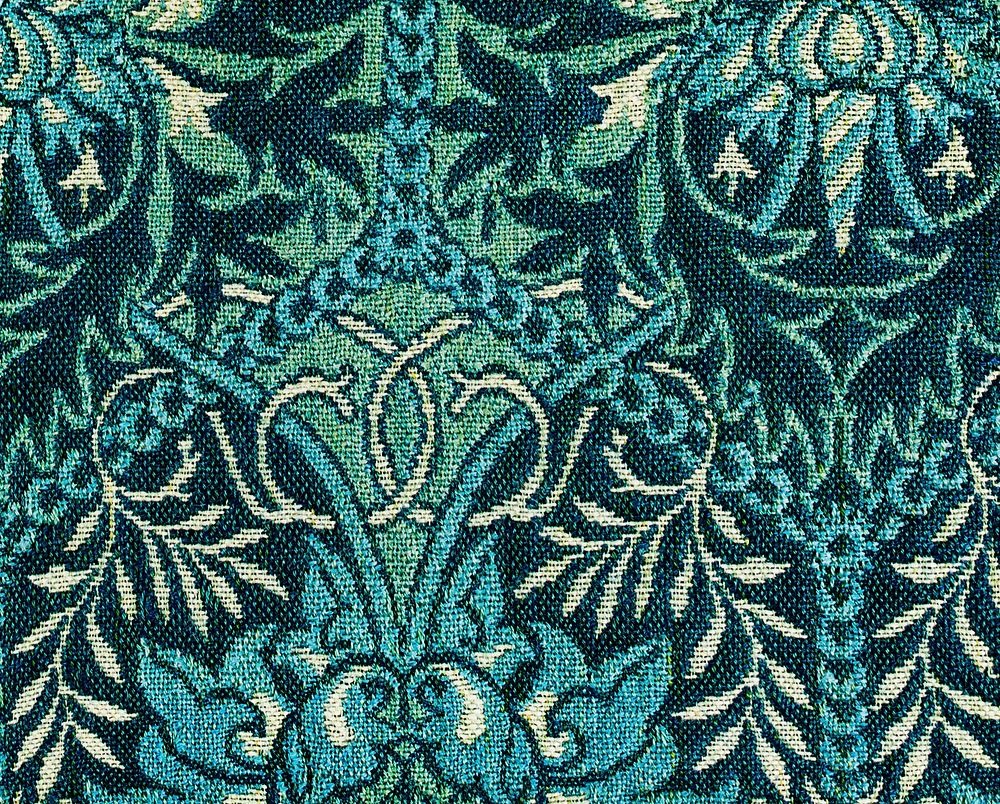 William Morris's Honeycomb pattern (1876) famous artwork. Original from The Smithsonian Institution. Digitally enhanced by…
