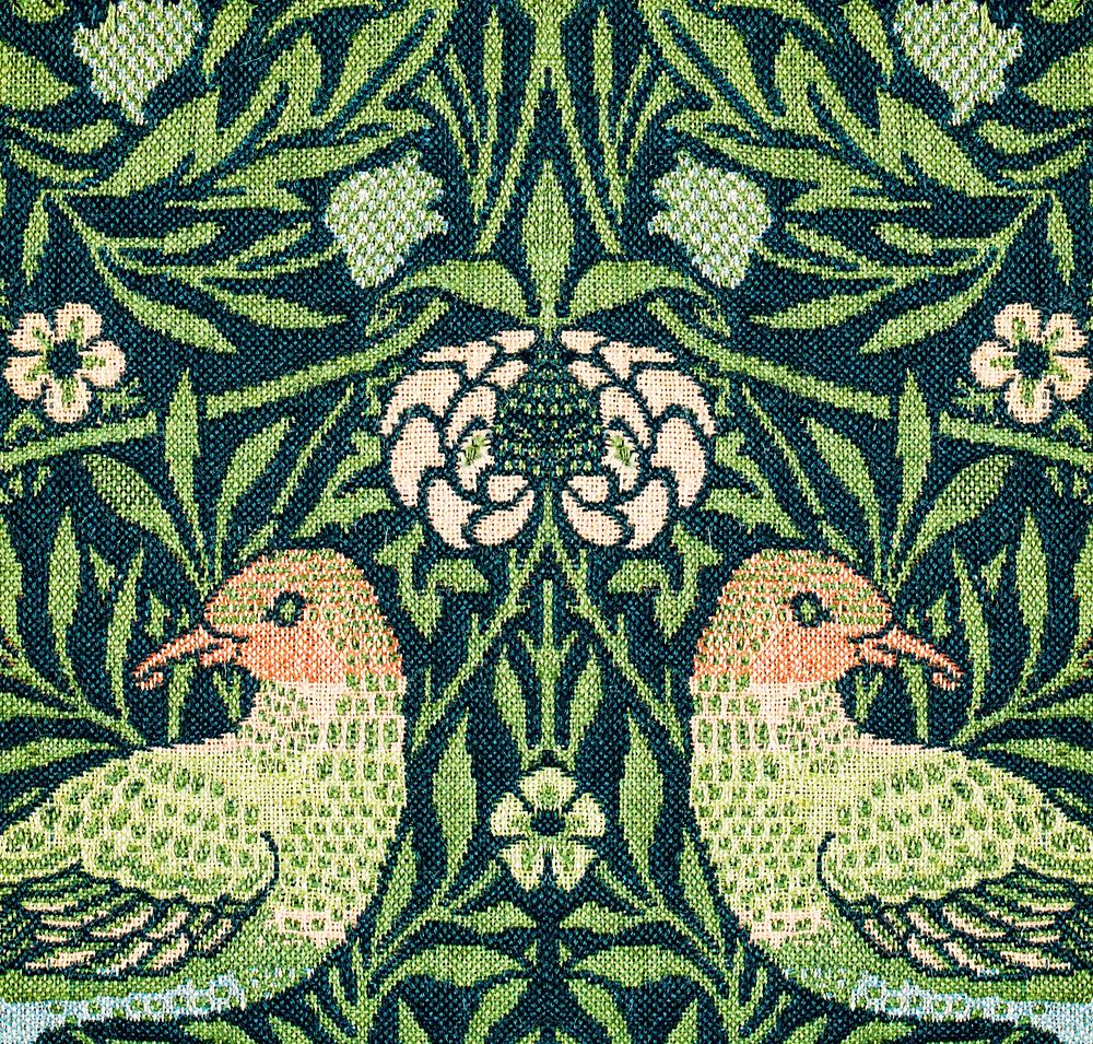 William Morris's Fragment pattern (1876) famous artwork. Original from The Smithsonian Institution. Digitally enhanced by…