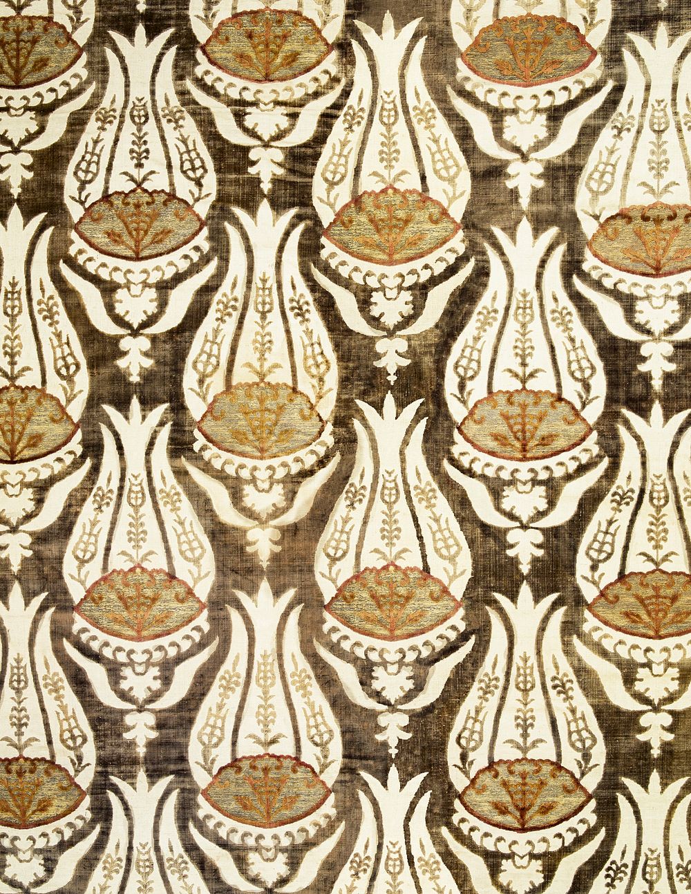 William Morris's (1834-1896) Furnishing fabric famous pattern. Original from The Birmingham Museum. Digitally enhanced by…
