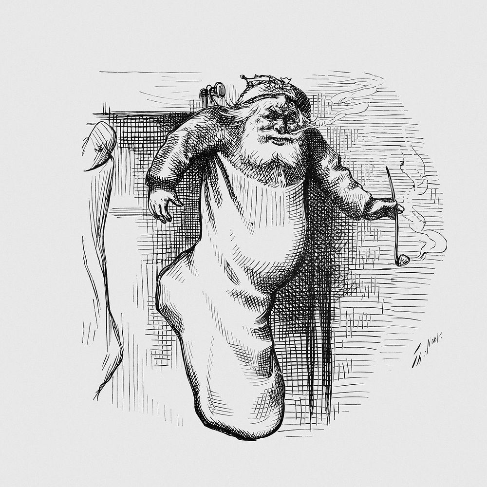 A Stocking Full (1879) by Thomas Nast. Original from The MET Museum. Digitally enhanced by rawpixel.