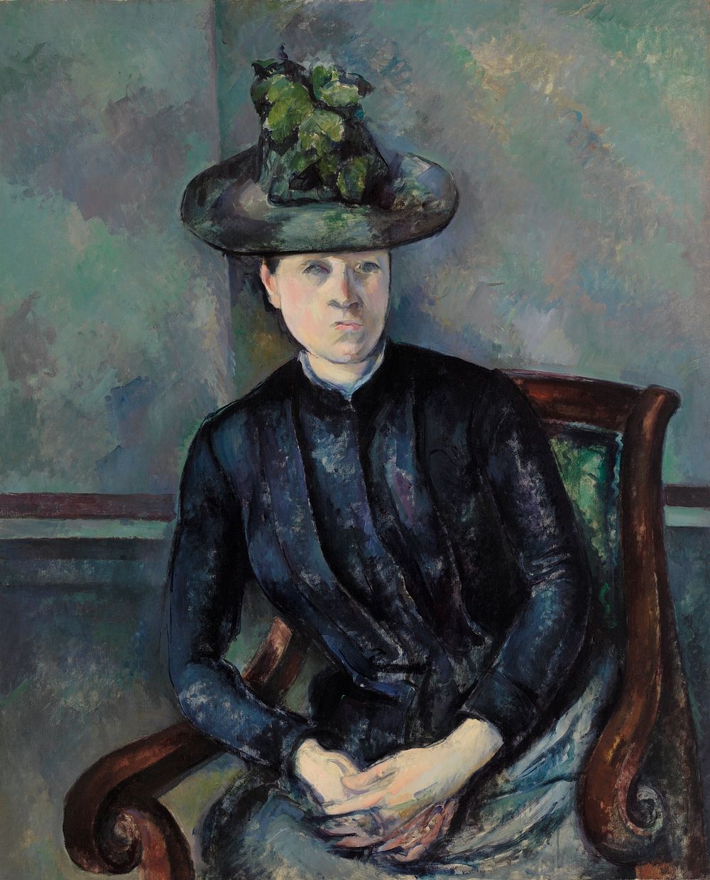 Madame C&eacute;zanne with Green Hat (Madame C&eacute;zanne au chapeau vert) (ca. 1891&ndash;1892) by Paul C&eacute;zanne.…