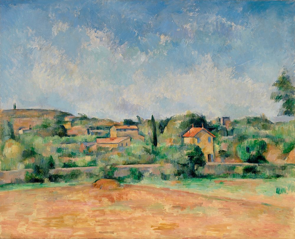 The Bellevue Plain, also called The Red Earth (La Plaine de Bellevue, dit aussi Les Terres Rouges) (ca. 1890–1892) by Paul…