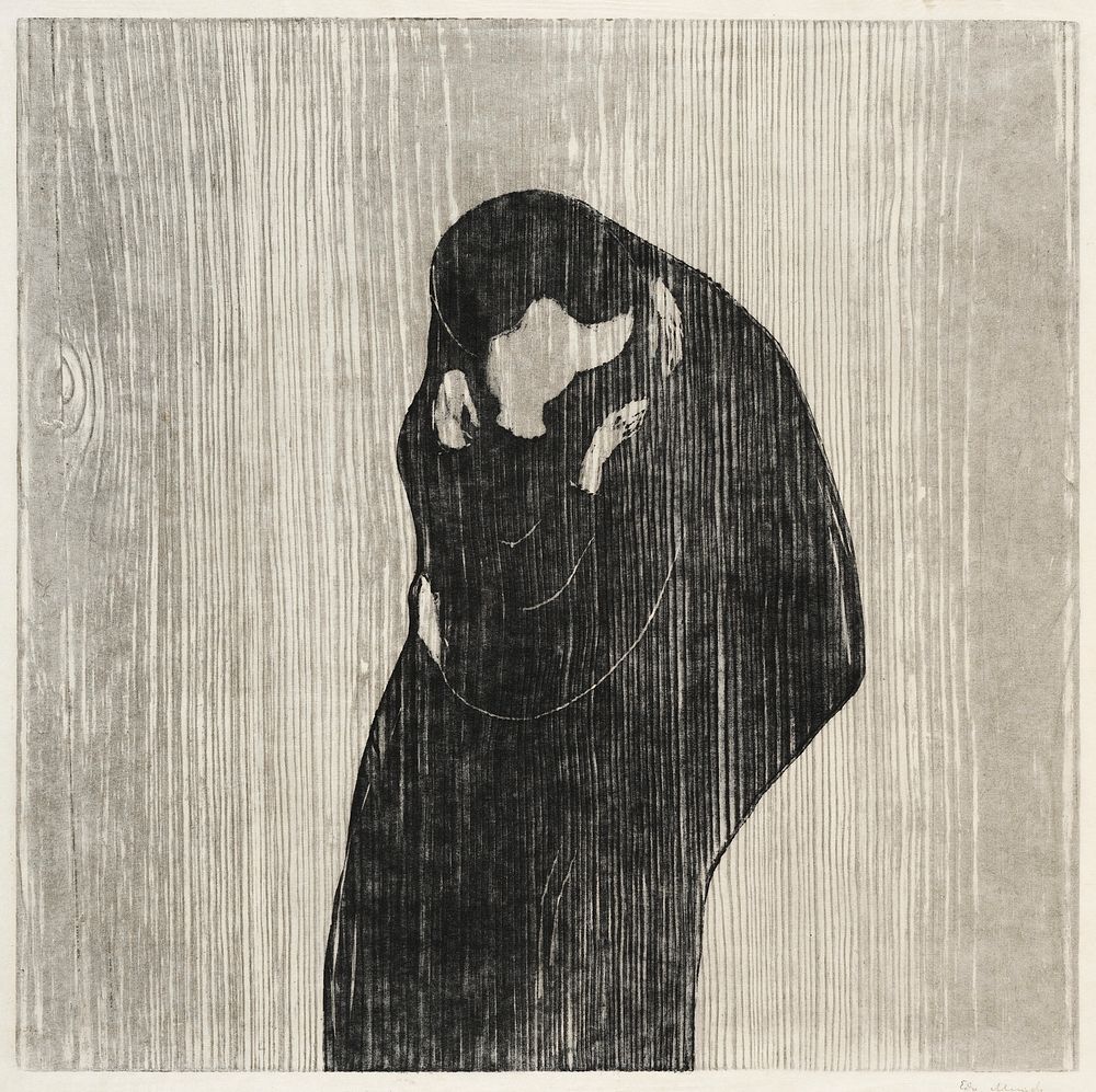 The Kiss IV (1902) by Edvard Munch. Original from The MET Museum. Digitally enhanced by rawpixel.