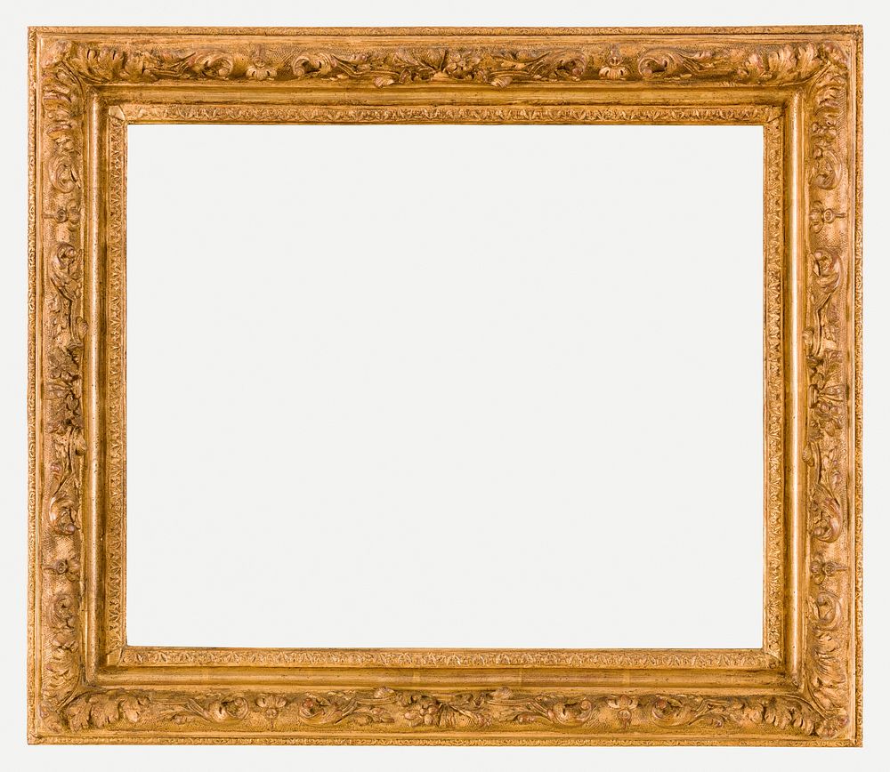 Vintage gold frame with design space, remixed from the artworks by Louis Abel-Truchet