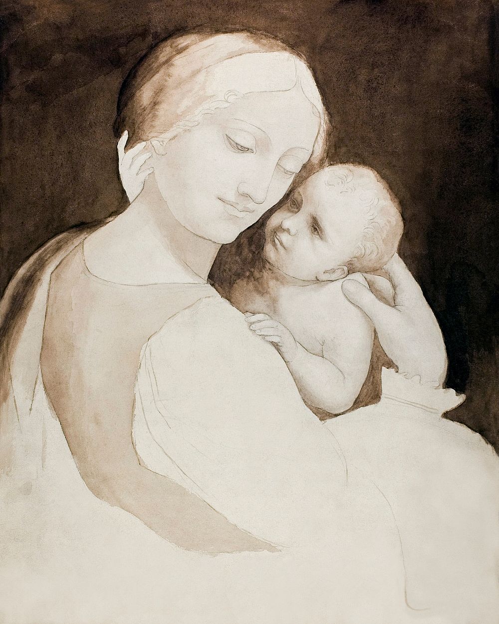 Madonna and Child, and Fragment of Woman&rsquo;s Torso (1800&ndash;1825) by Leonardo da Vinci. Original from The Art…