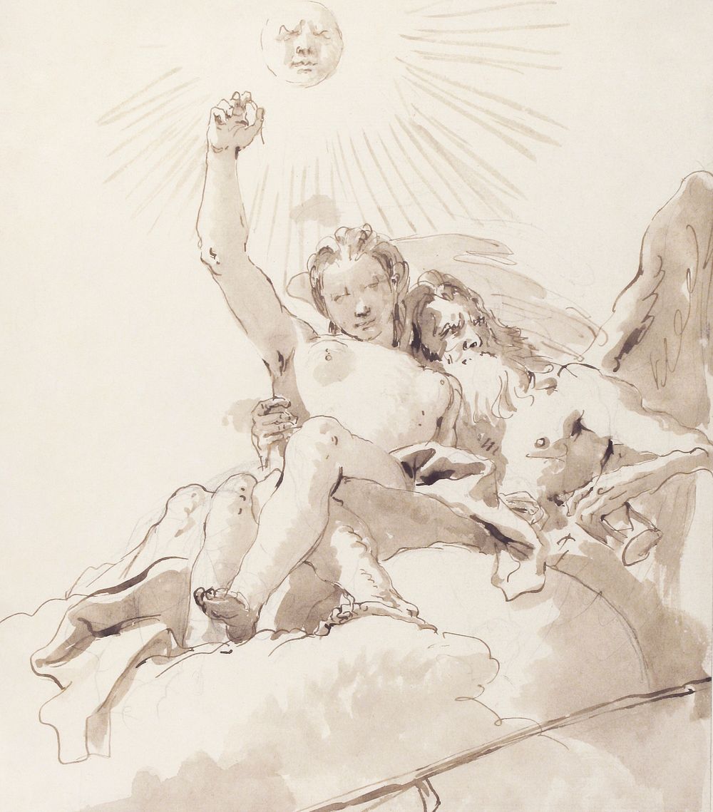 Time and Truth by Giovanni Battista Tiepolo. Original from The MET museum. Digitally enhanced by rawpixel.