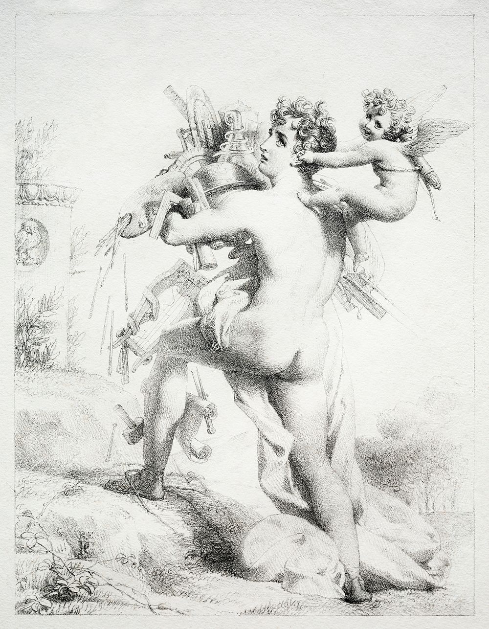 Grasp All, Lose All (ca. 1816) by Pierre Gu&eacute;rin. Original from The Cleveland Museum of Art. Digitally enhanced by…