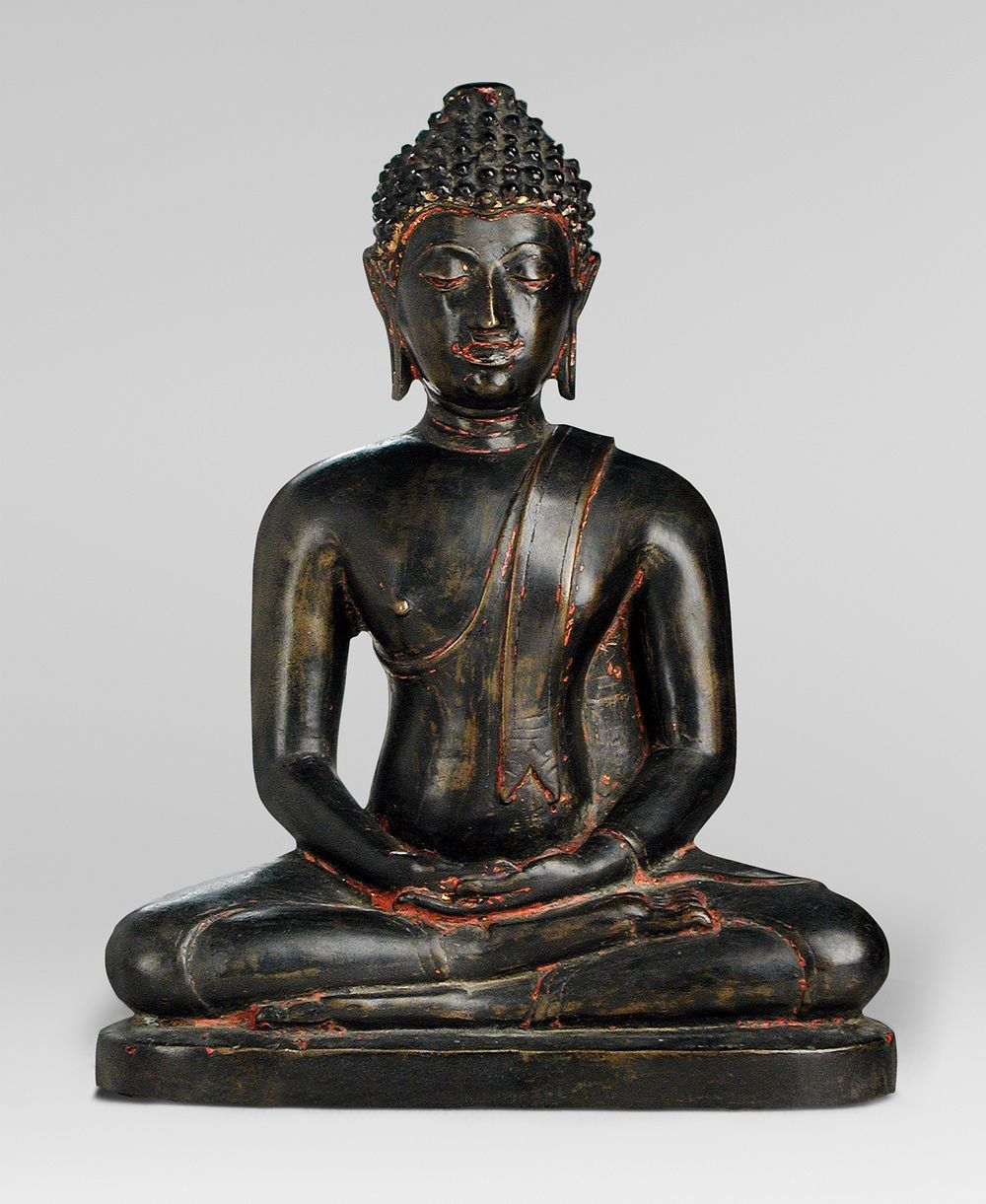Buddha Shakyamuni sculpture during 15th century Original from the Los Angeles County Museum of Art. Digitally enhanced by…