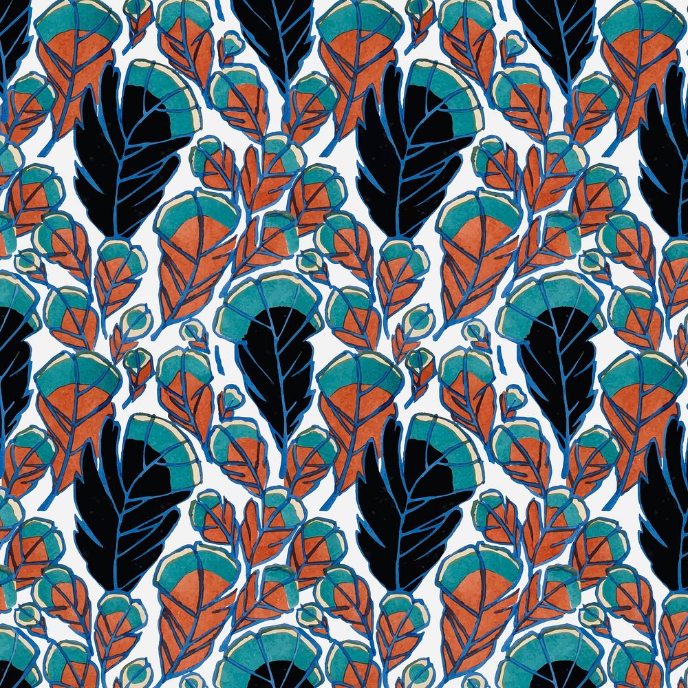 Vintage colorful art deco background vector