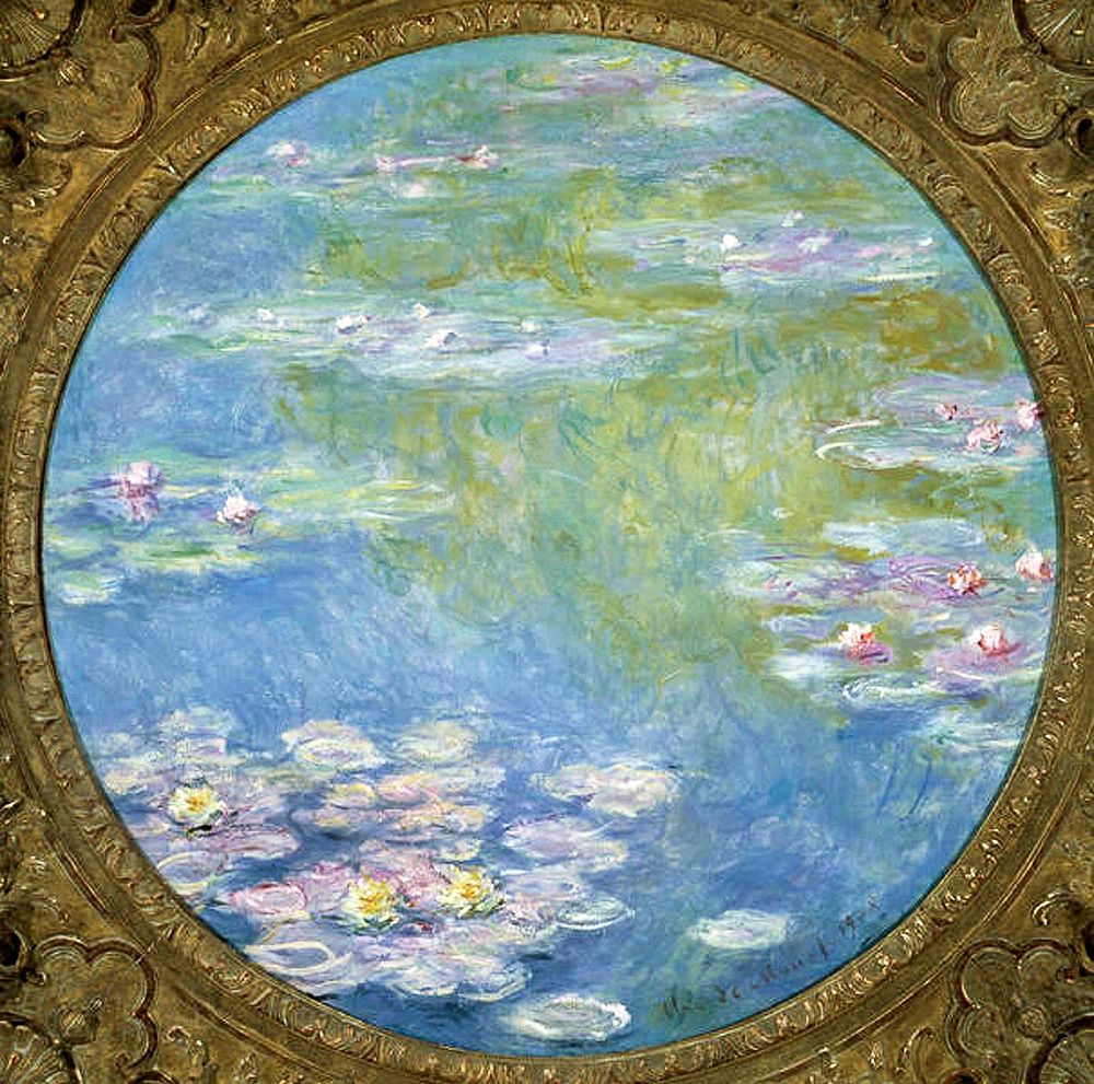Claude Monet's Water Lilies (1908) famous painting. Original from the Dallas Museum of Art. Digitally enhanced by rawpixel.