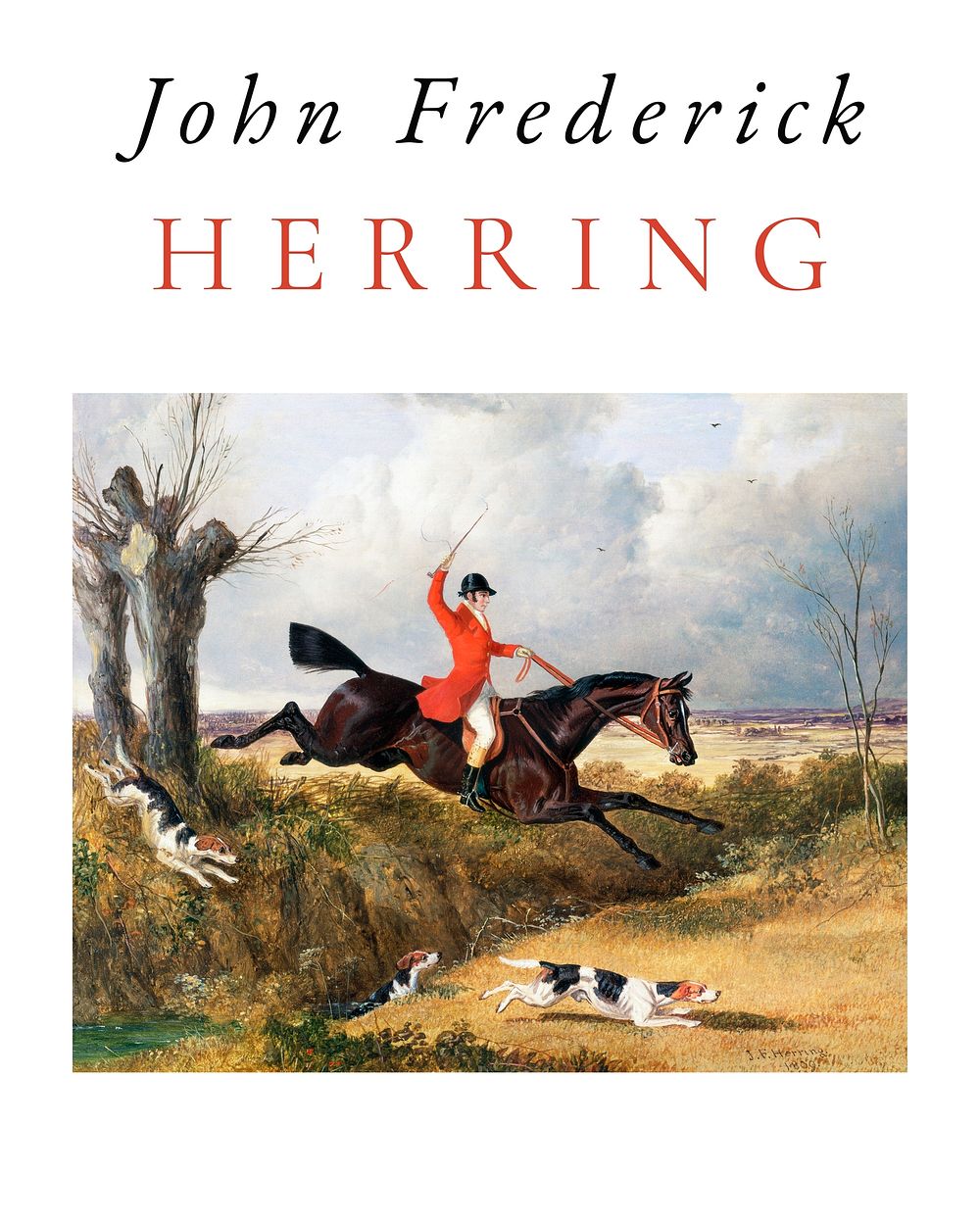 John Frederick Herring art print, vintage equestrian illustration