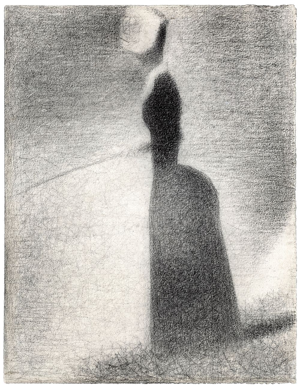 A Woman Fishing (1884) by Georges Seurat. Original from The MET Museum. Digitally enhanced by rawpixel.