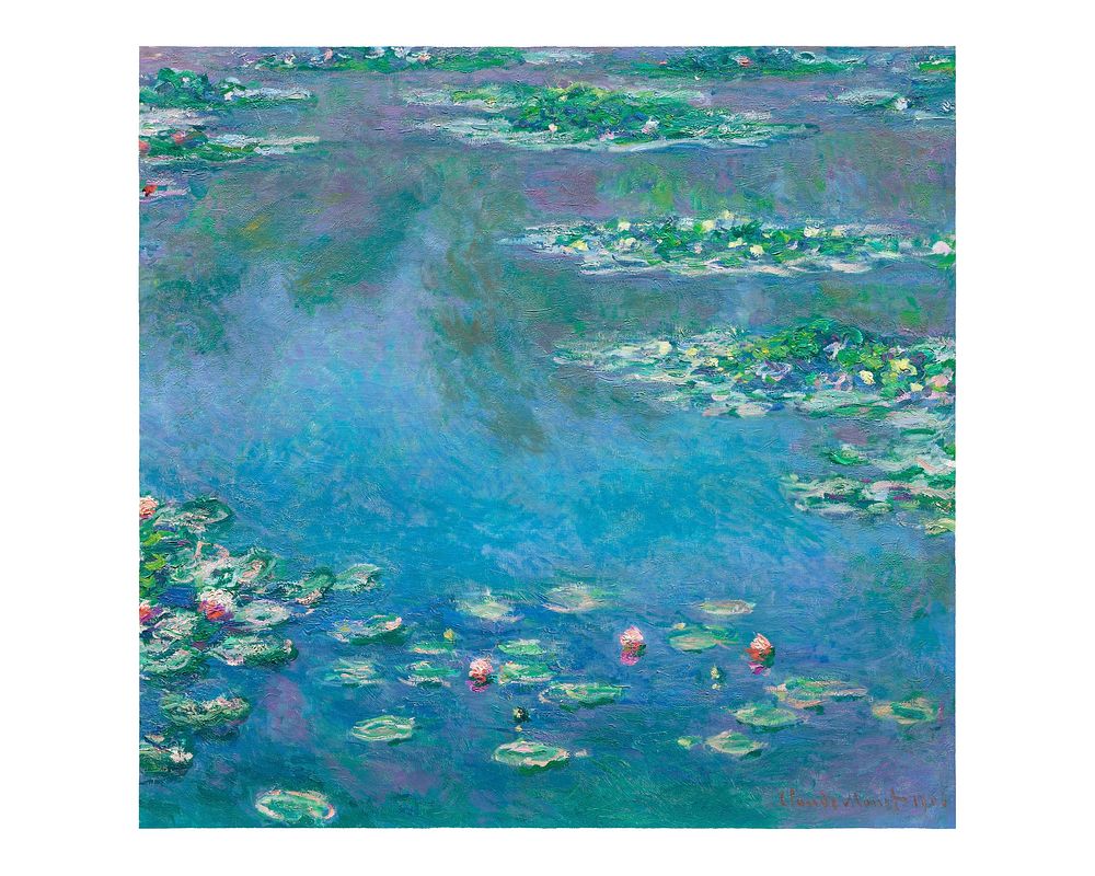 Water Lilies (1840&ndash;1926) by Claude Monet.