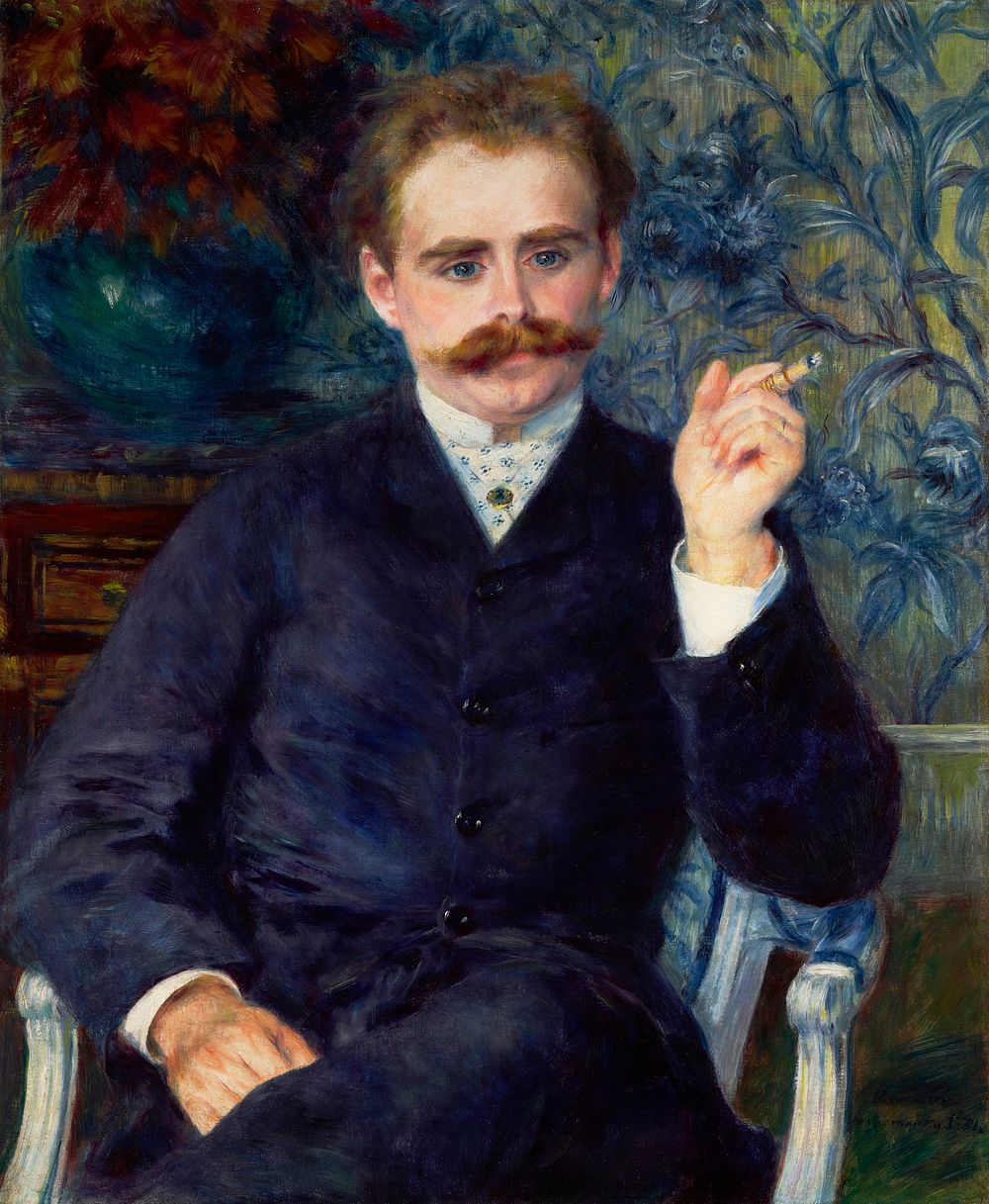 Albert Cahen d'Anvers (1881) by Pierre-Auguste Renoir. Original from The Getty. Digitally enhanced by rawpixel.