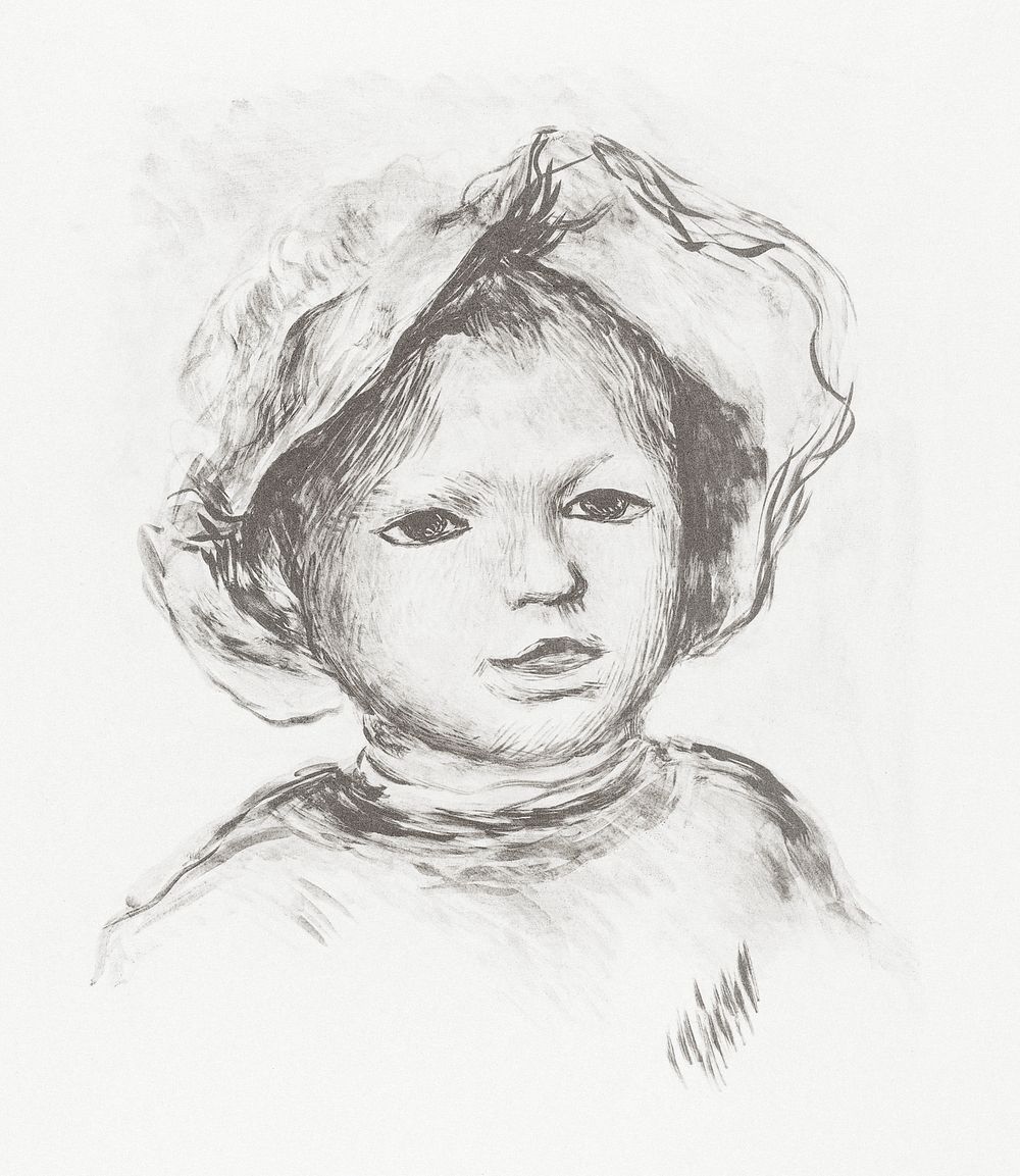 Pierre Renoir (1893) by Pierre-Auguste Renoir. Original from The Rijksmuseum. Digitally enhanced by rawpixel.