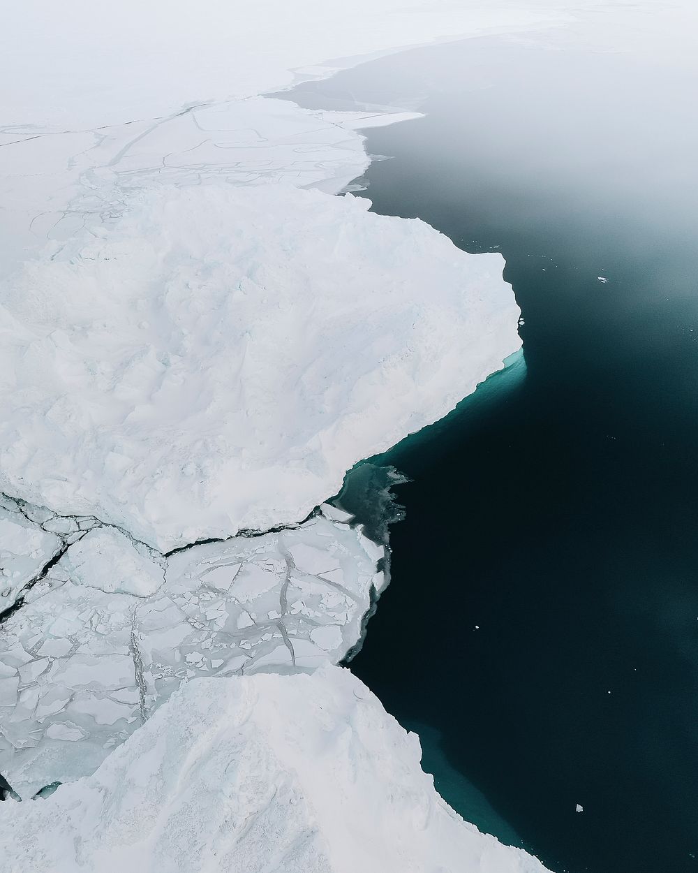 Ice meets sea on Greenland