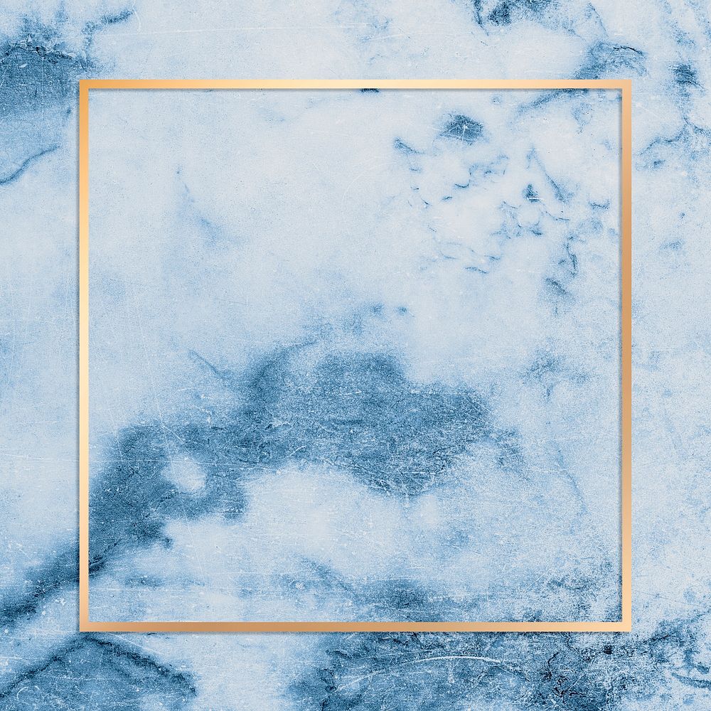 Square border frame marble texture p