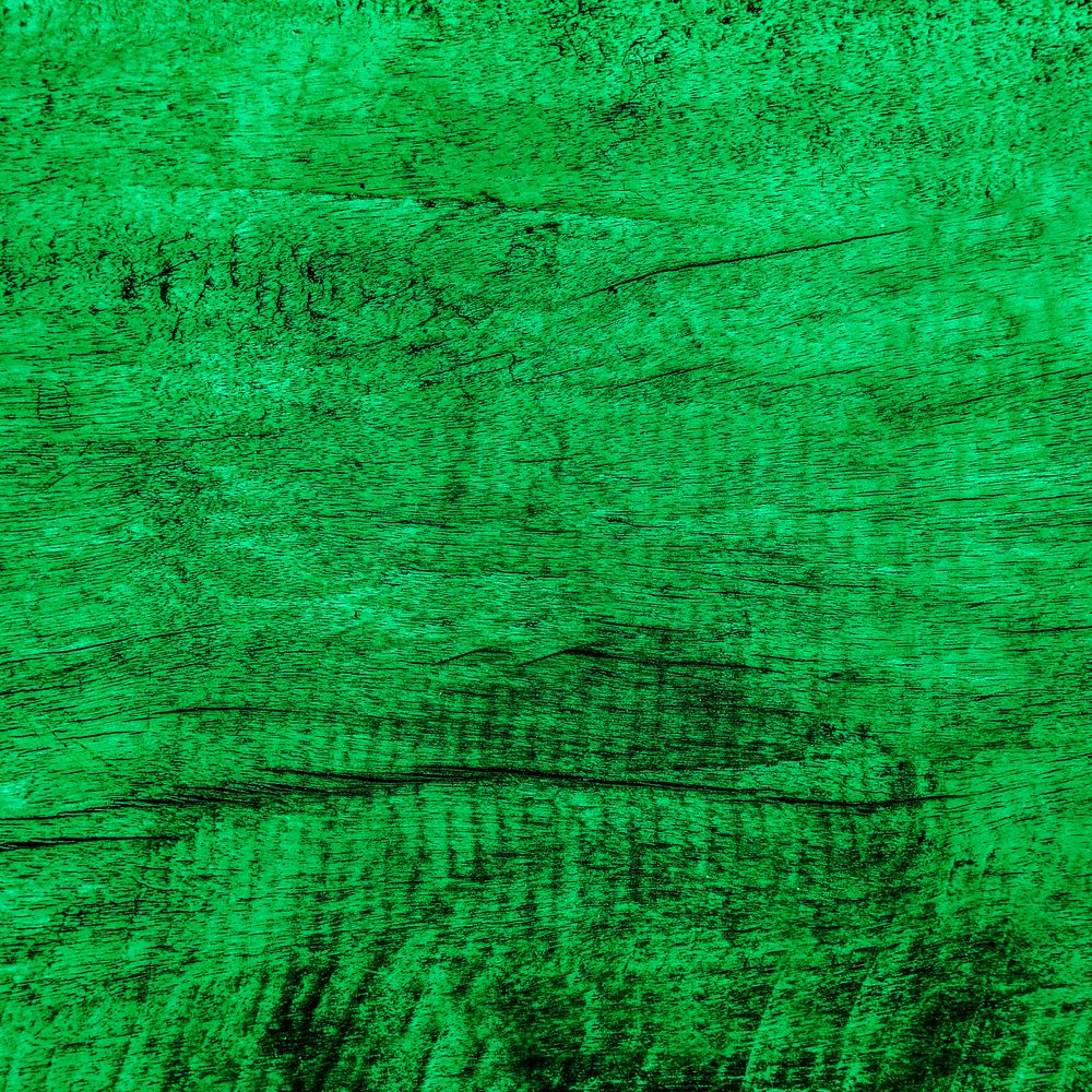 Rough painted green wood surface