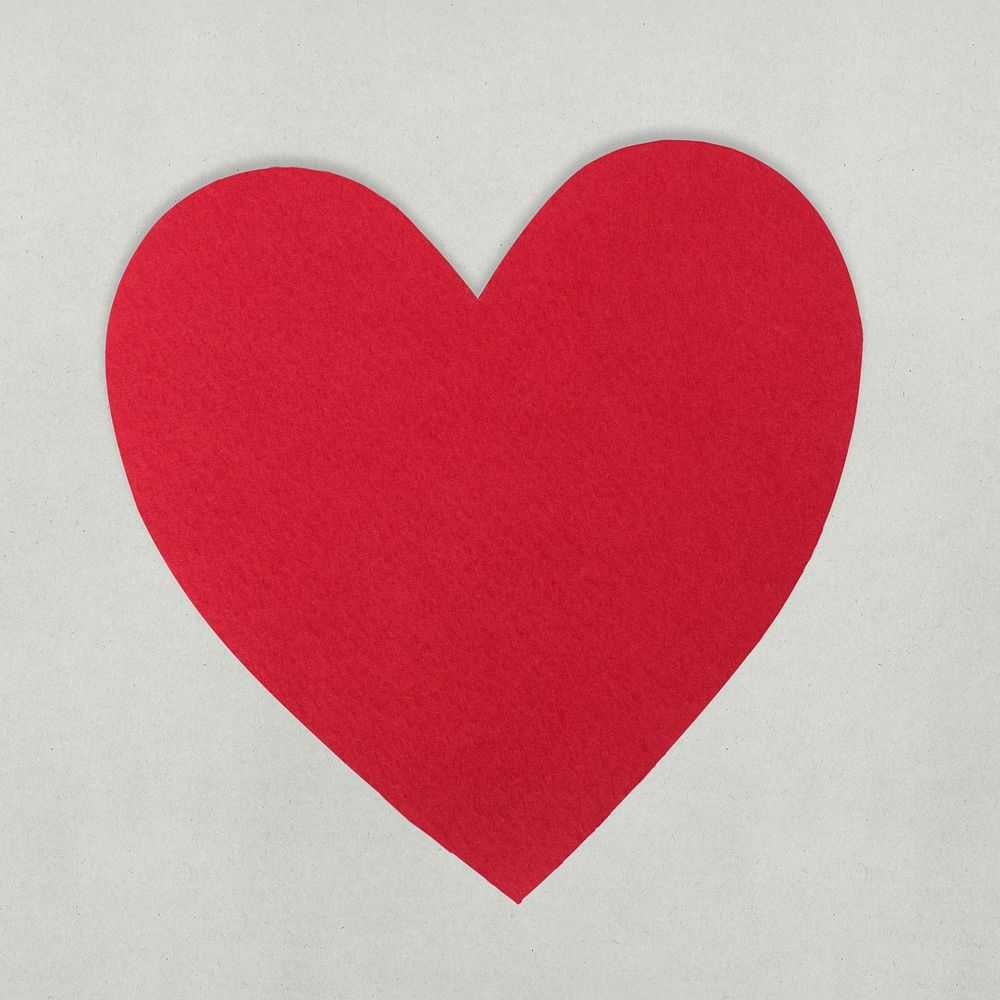 Paper craft design heart  icon