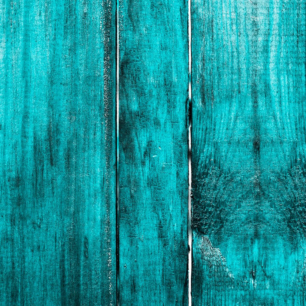 Turquoise plank wood wallpaper