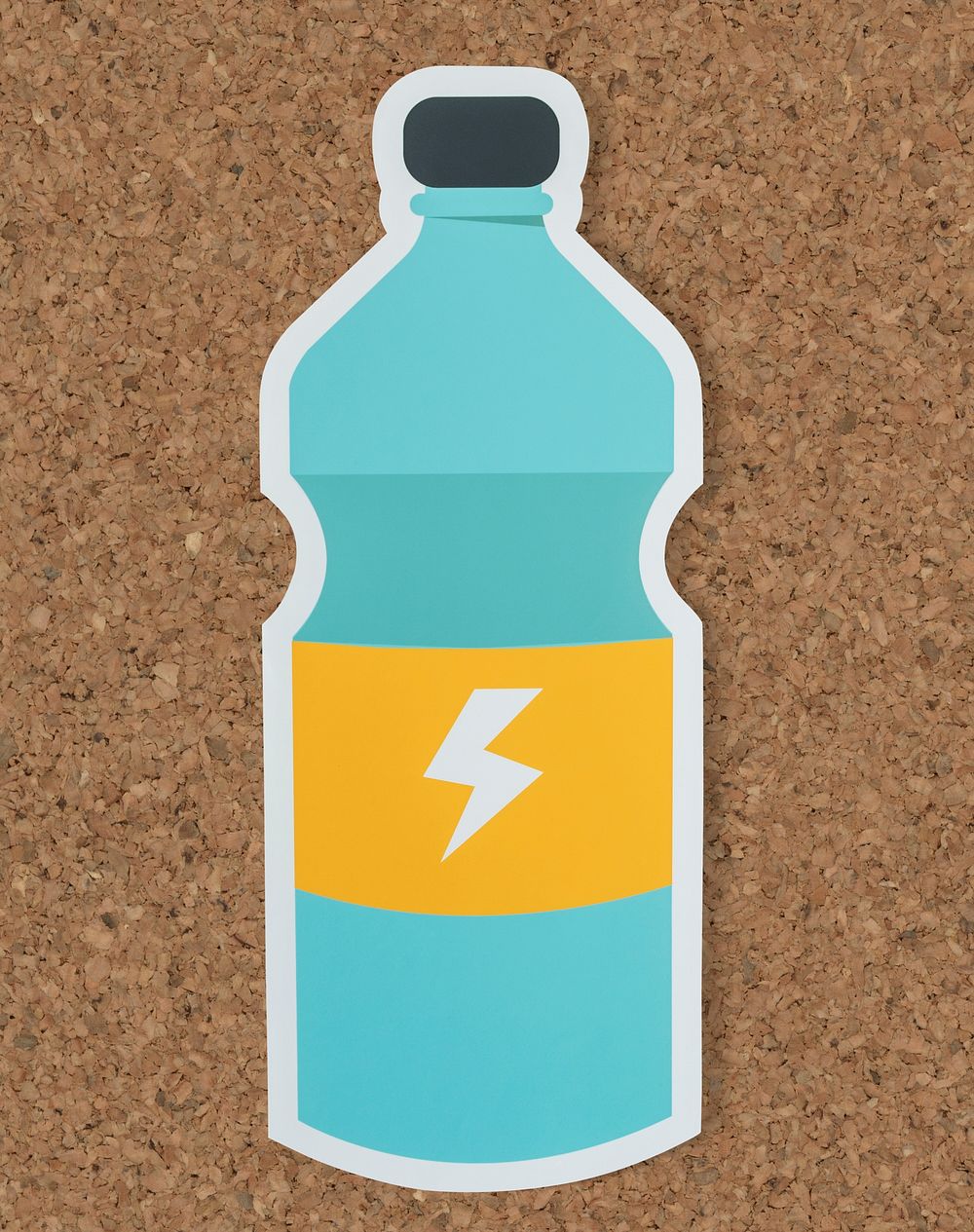 Sports drink energy beverage icon