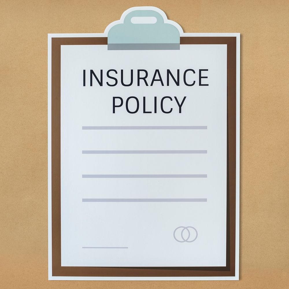 Insurance policy information form icon