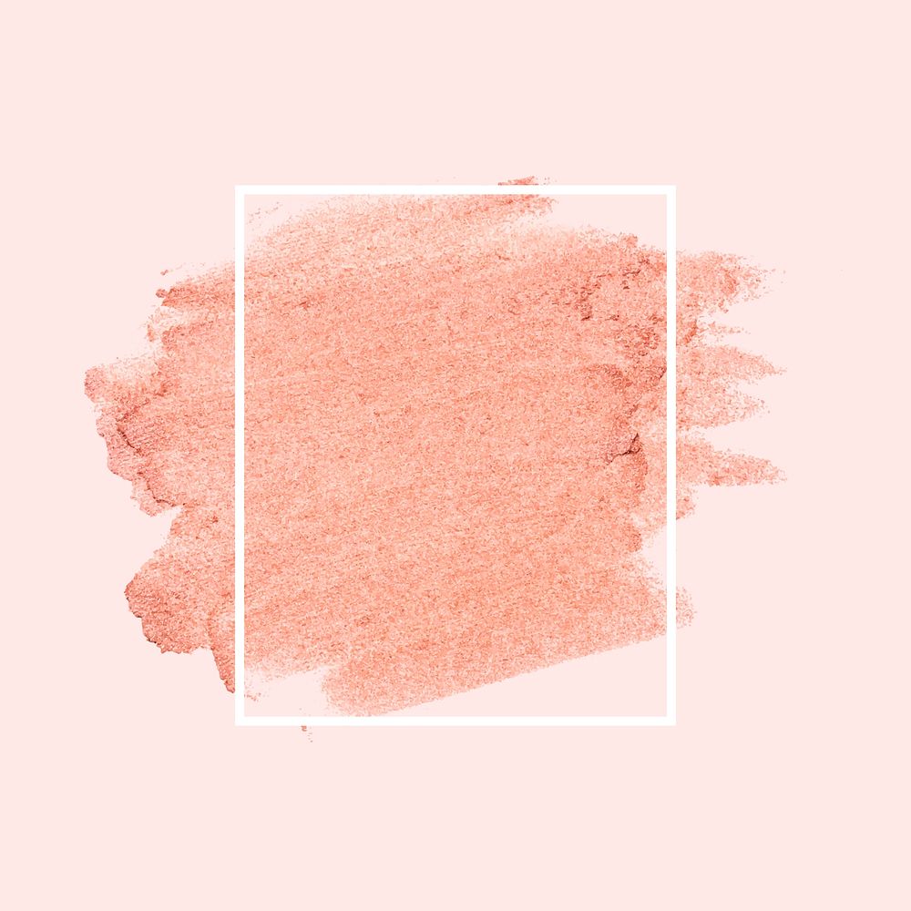 Pink shimmery brush stroke badge | Premium Vector - rawpixel