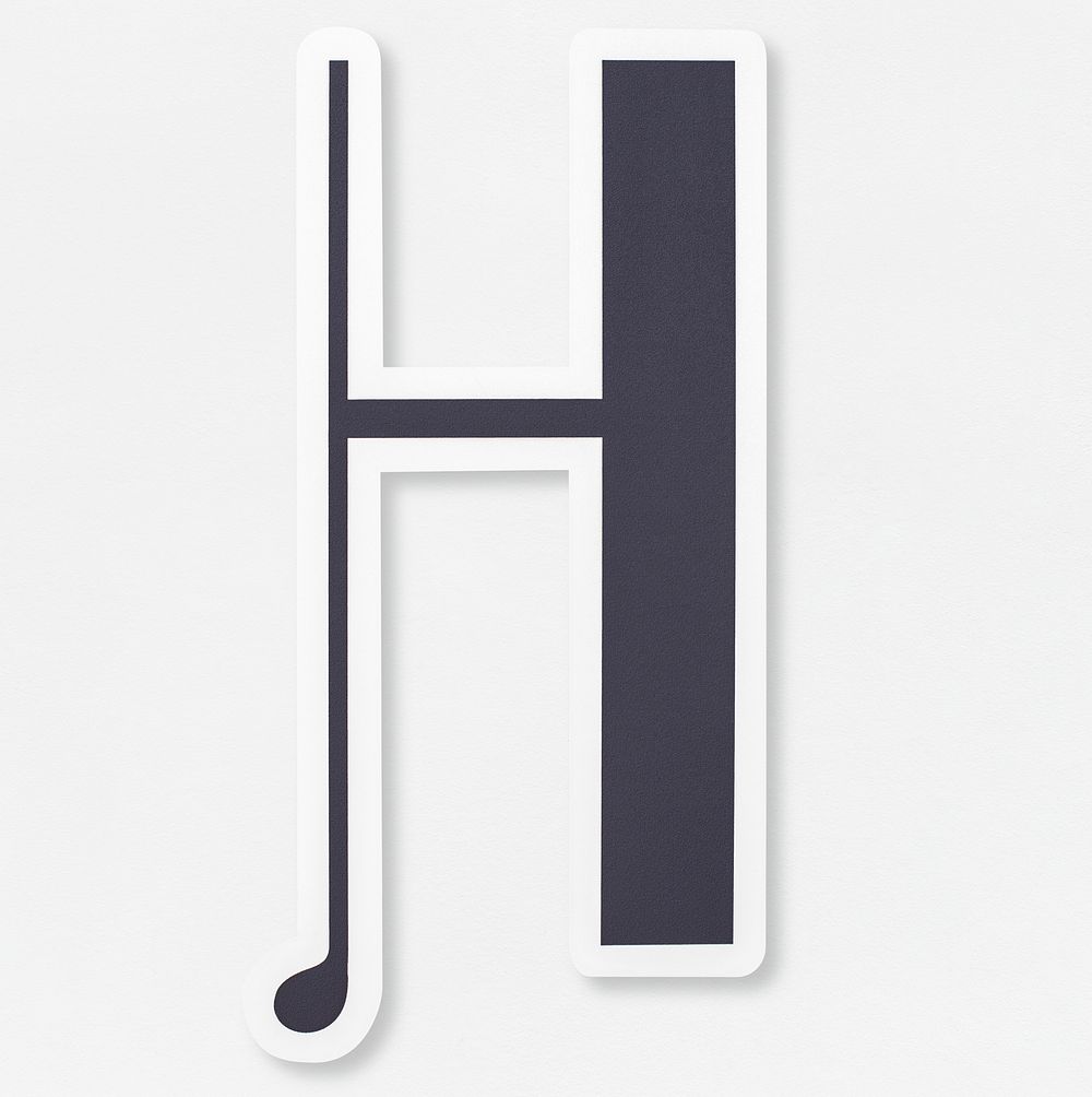 English alphabet letter icon isolated