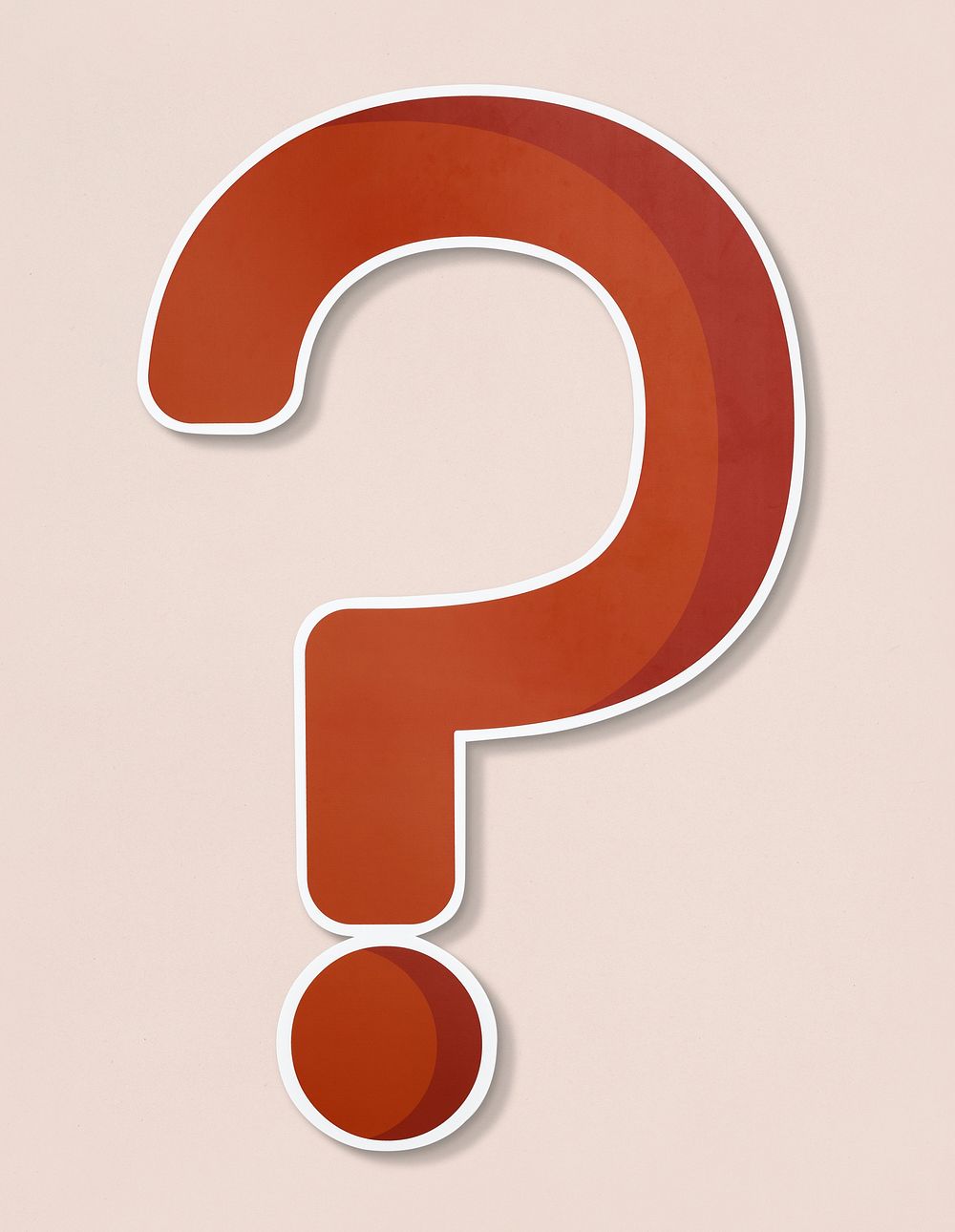 Question mark icon vector illustration
