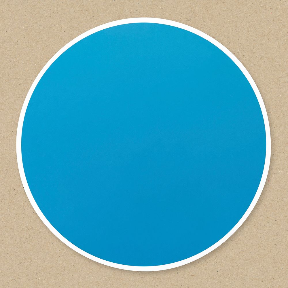 Blue circle icon