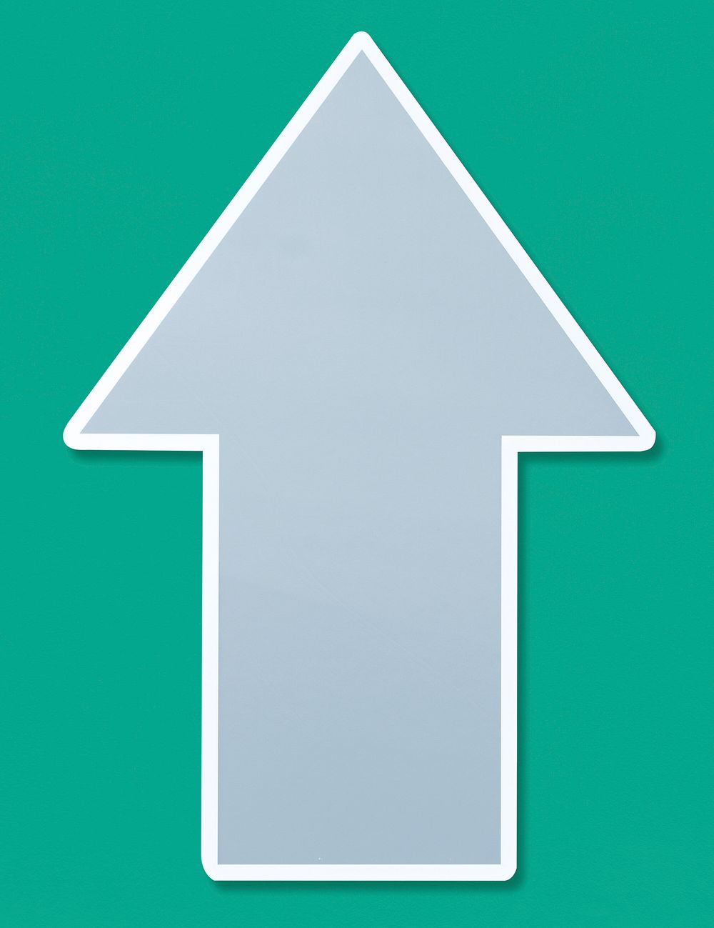Blue arrow pointing upwards icon