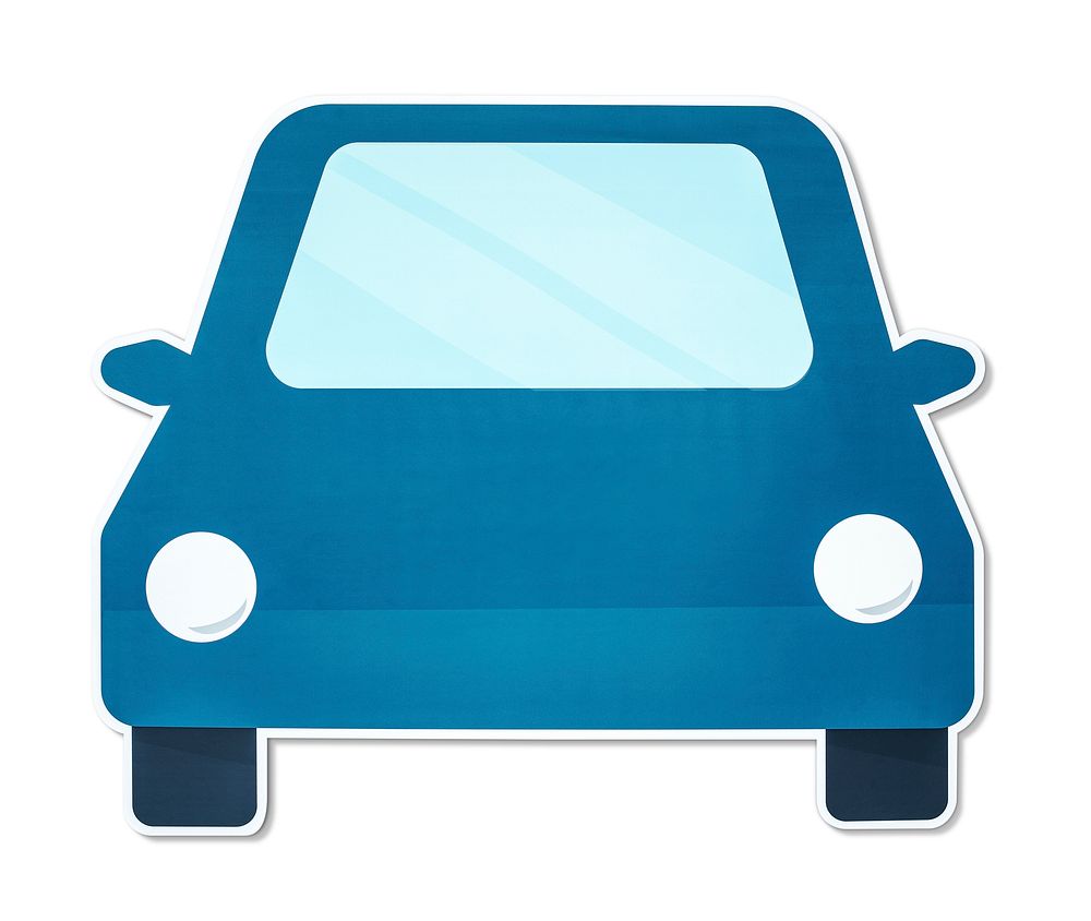Simple car vector illustration icon