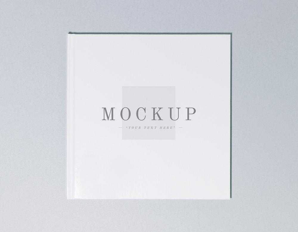 Cover of a book mockup