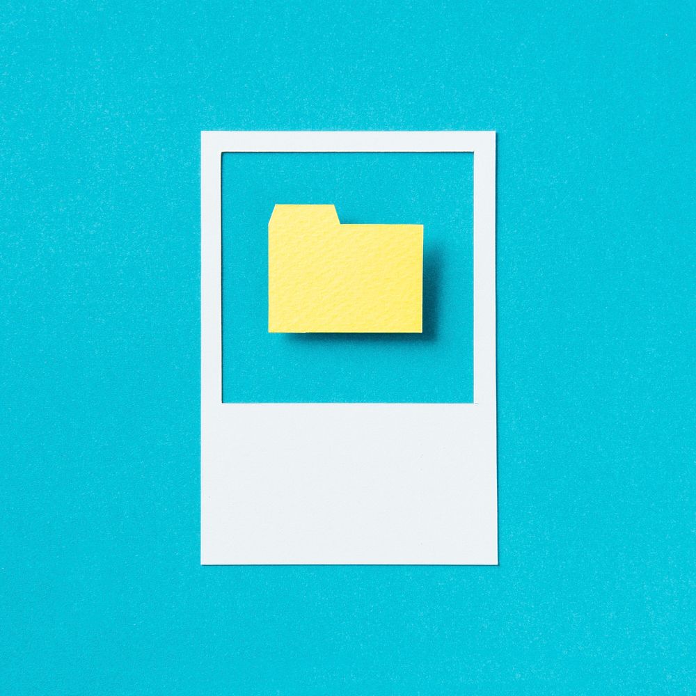File document folder icon illustration