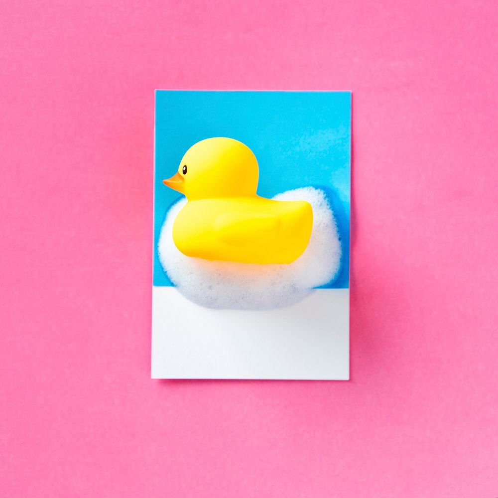 Bath rubber duck toy object