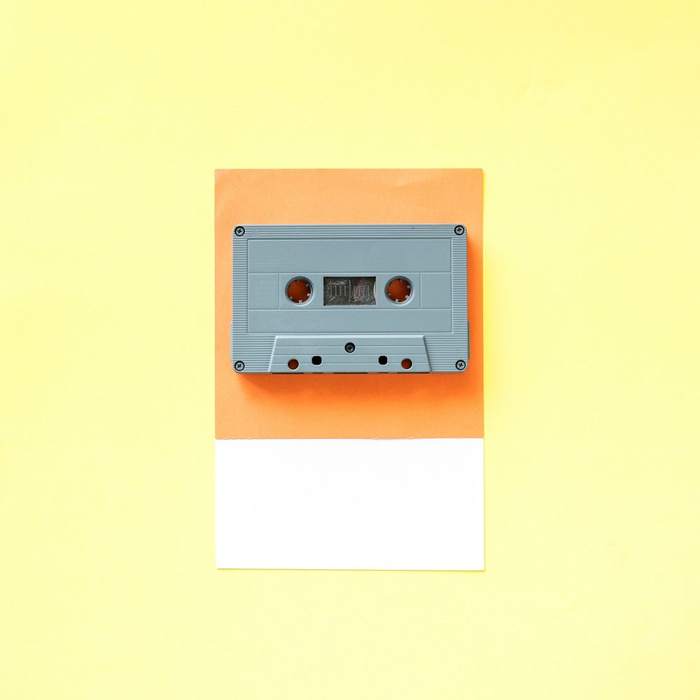 A retro style cassette tape