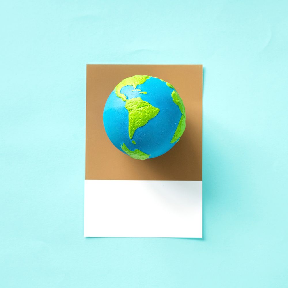 Planet earth globe toy object