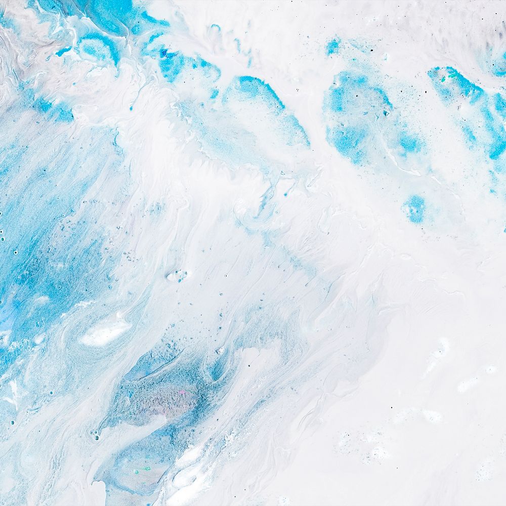 Abstract splashed blue watercolor background