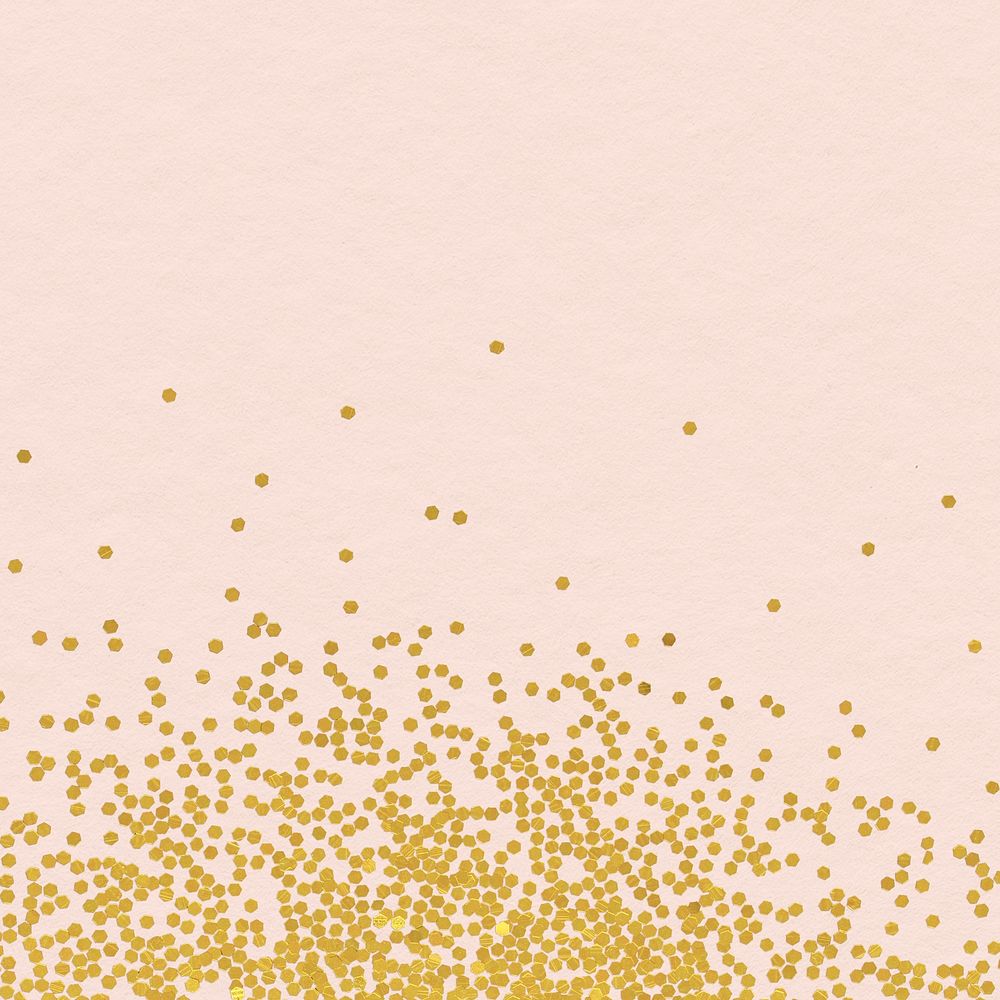 Gold glitter on pink background | High Resolution design