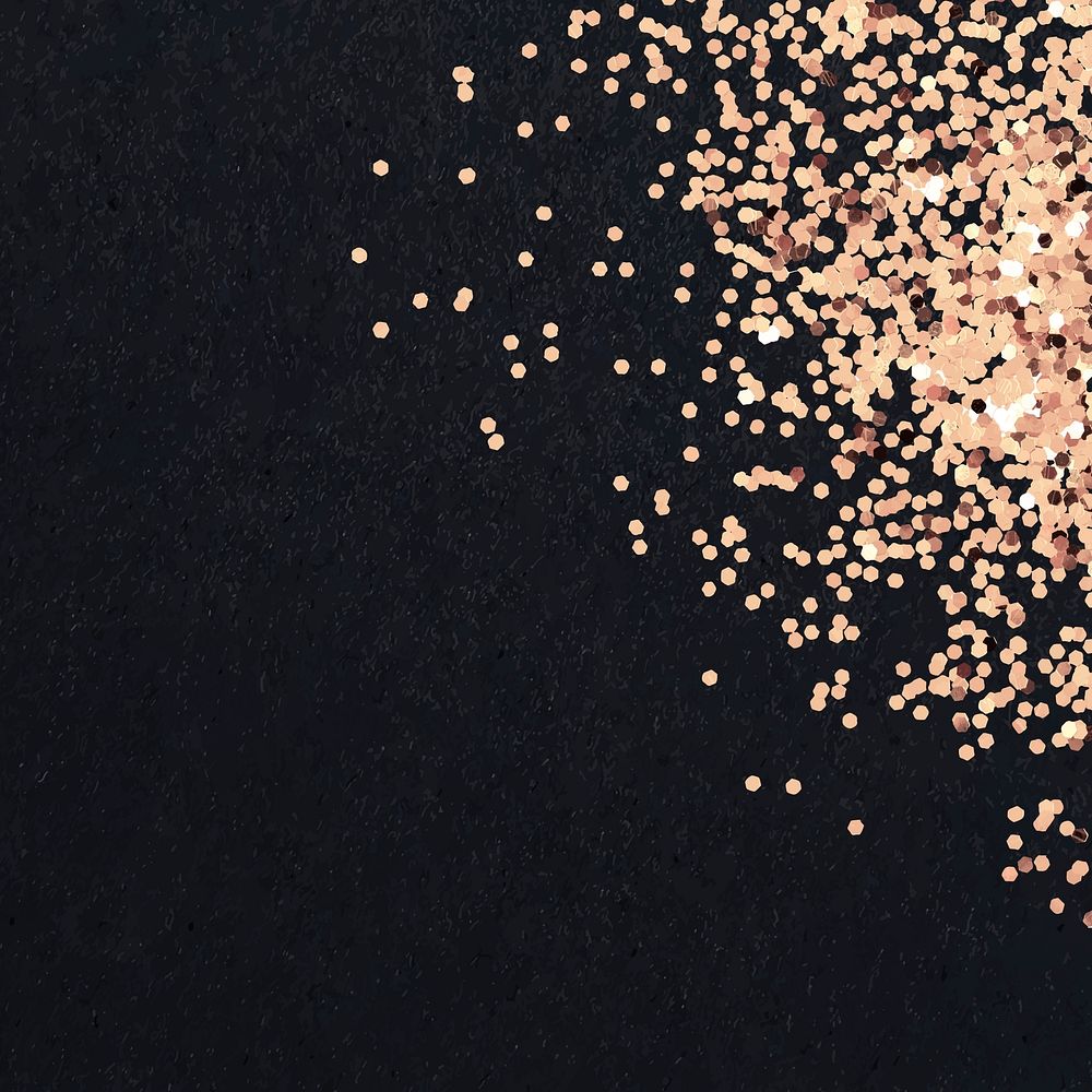 Dusty copper particles pattern background vector