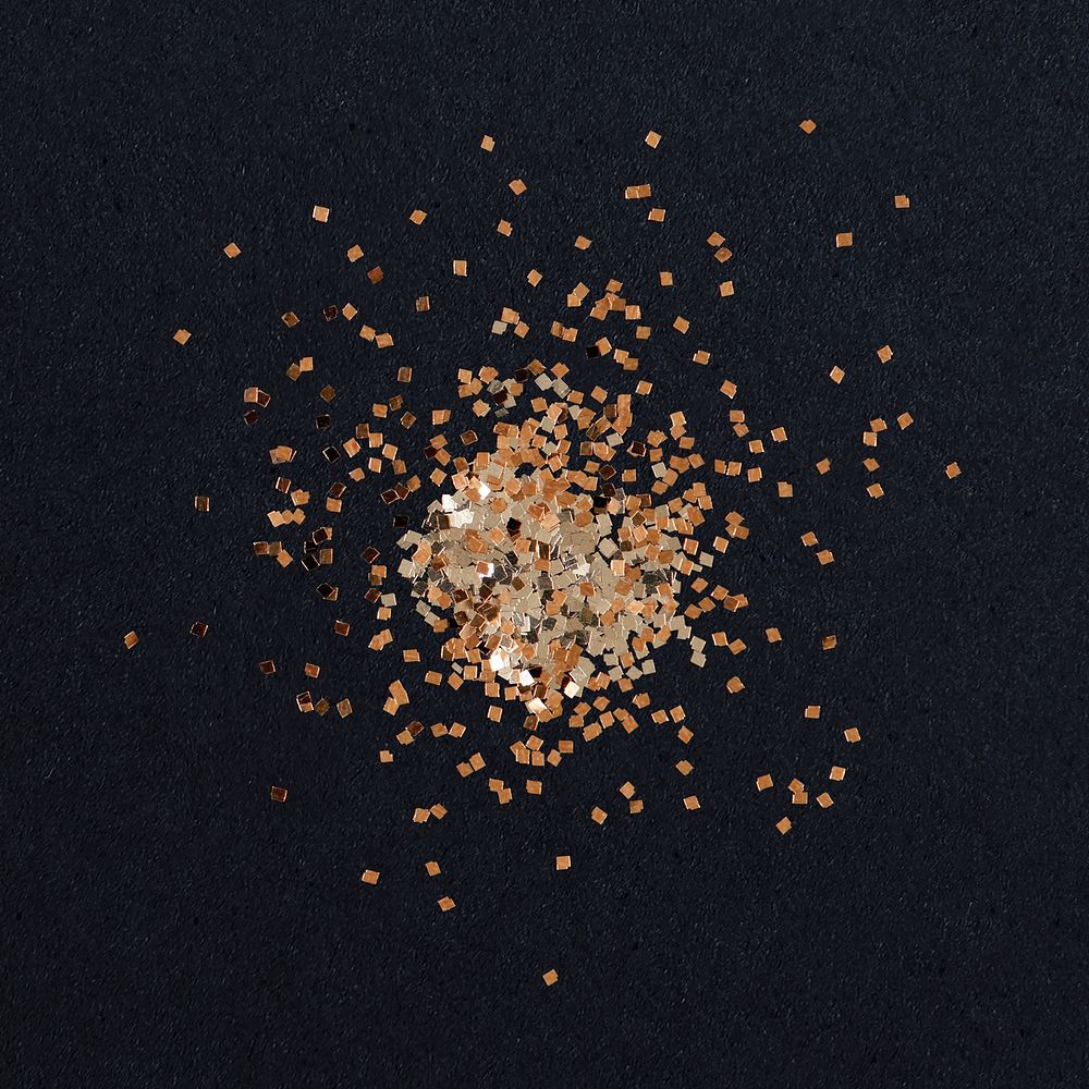 Dusty copper particles pattern background illustration