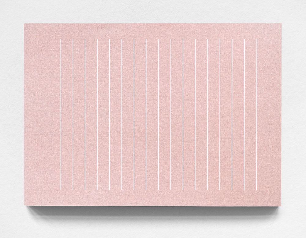 Blank horizontal pink paper design