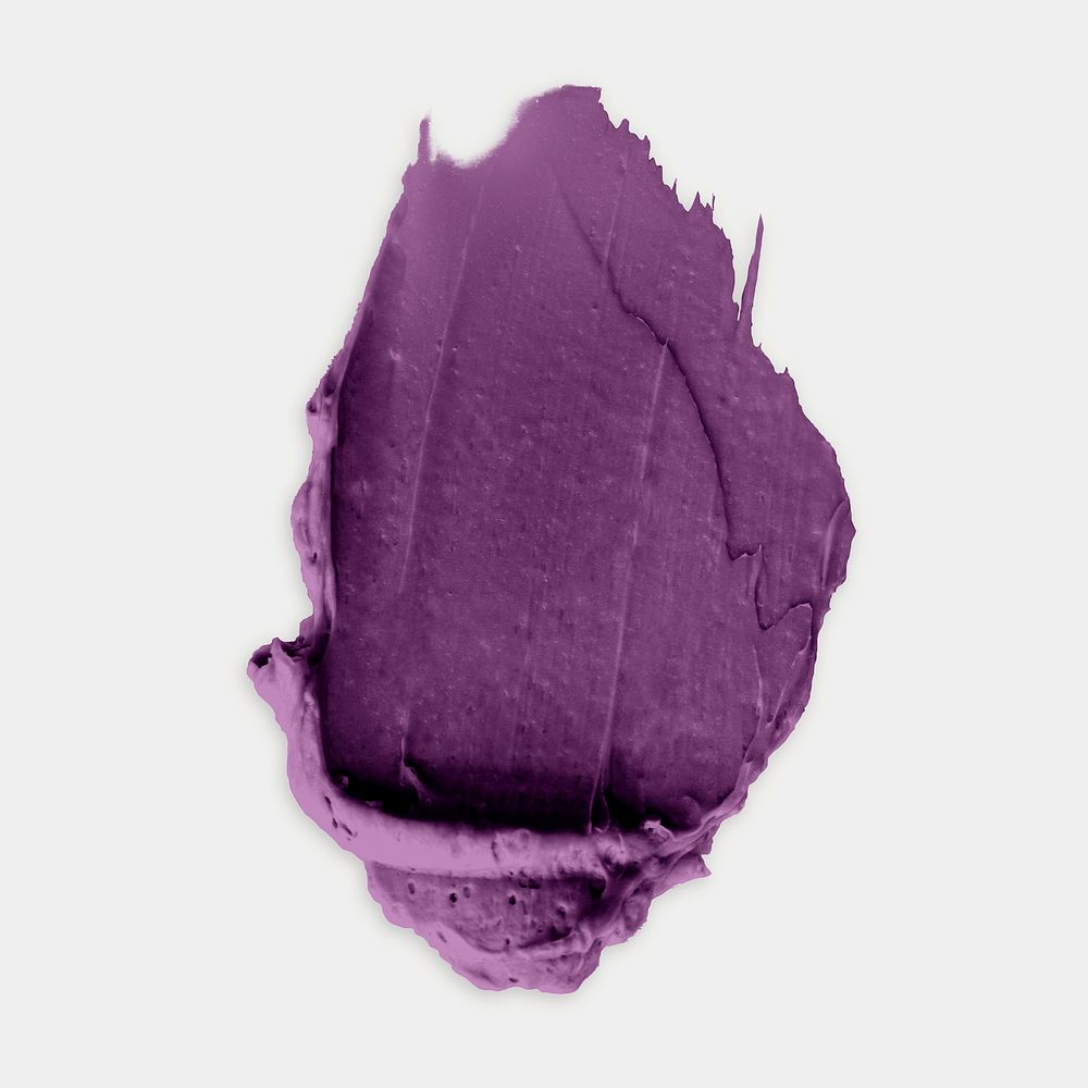 Purple cream lipstick element psd texture