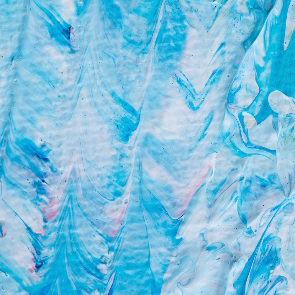 Blue paint textured background aesthetic DIY experimental art